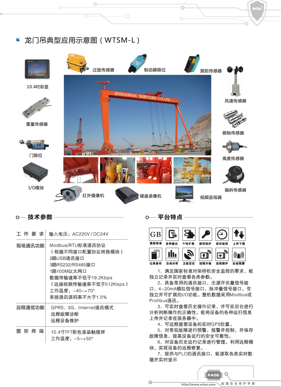 龙门吊安全监控管理系统应用示意图